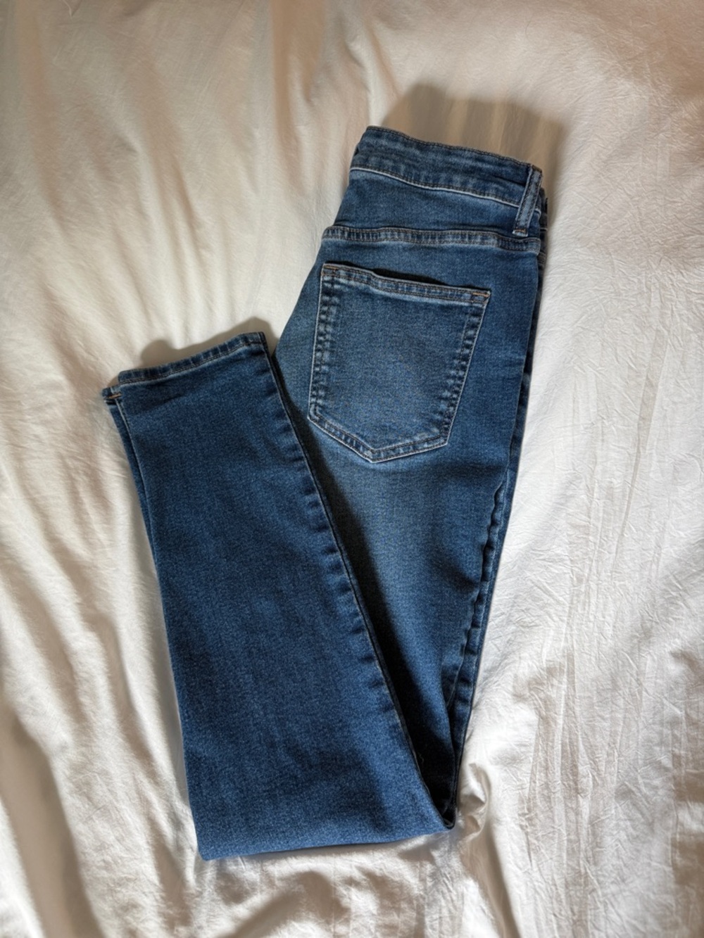 H&M Women's Dark Blue Skinny Jeans